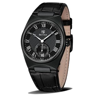 Relógio De Quartzo Retrô Masculino Pulseira Design Animal Print Impermeável 3atm Preto