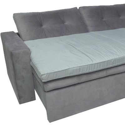 Pillow Top Para Sofá Reclinável 10cm 1200g-m² 180x90cm Cinza