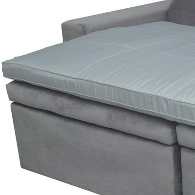 Pillow Top Para Sofá Reclinável 10cm 1200g-m² 180x90cm Cinza