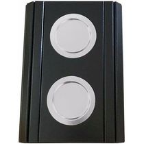 Esteira para Braço de Sofá com Porta Copo Kit 2un Preto