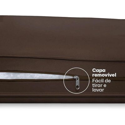 Pillow Top Para Sofá Reclinável 10cm 1200g-m² 180x90cm Marrom