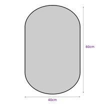 Espelho Oval 60X40Cm Com Moldura Caramelo