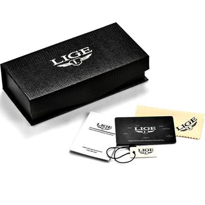 Relógio De Quartzo Luminoso Impermeável Masculino Fases Da Lua Esportivo Branco