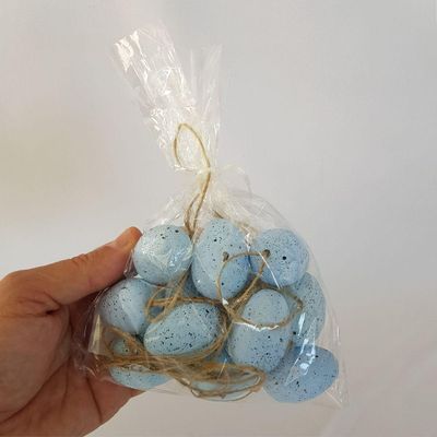 Kit Com 12 Ovinhos De Páscoa Laranja