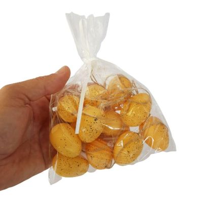 Kit Com 12 Ovinhos De Páscoa Laranja