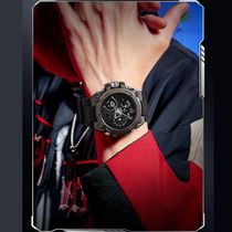 Relógio Masculino Luminoso Dual Display Impermeável Esportivo - Preto