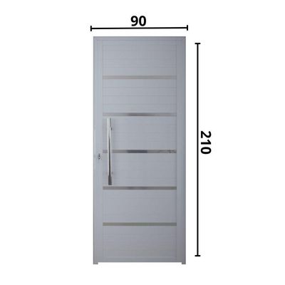 Porta Lambril Solara Com Visor E Puxador 90 X 2.10 Branca Lado Direito – Hale