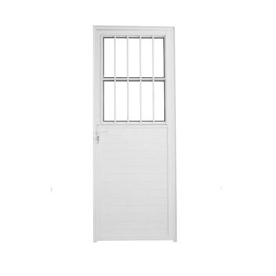 Porta Social Lambril Alumínio Branco 2.10 X 90 Lado Direito – Hale