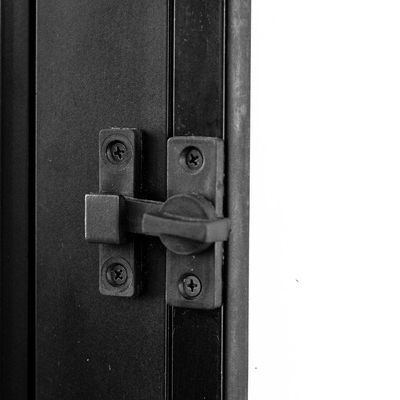 Porta Social Lambril Alumínio Preto 2.10 X 90 Lado Direito – Hale
