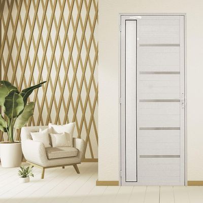 Porta Lambril Solara Com Visor 80 X 2.10 Branca Lado Esquerdo - Hale