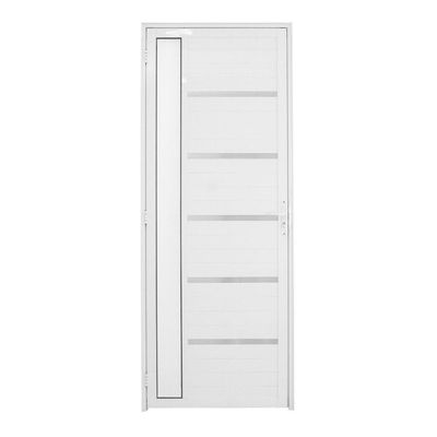 Porta Lambril Solara Com Visor 70 X 2.10 Branca Lado Direito - Hale