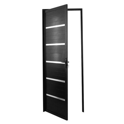 Porta Lambril Solara 1,00 X 2,10 Preta Lado Direito - Hale