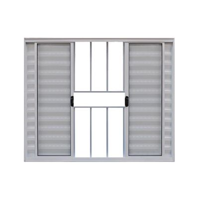 Veneziana 6 Folhas De Correr C/grade 1.00 X 1.20 Alumínio Branco Linha Modular - Hale
