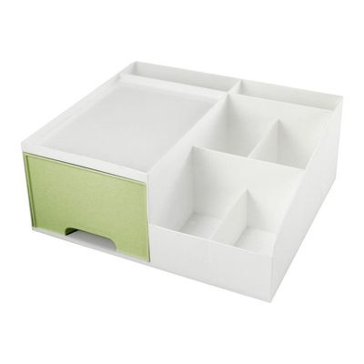 Organizador Multiuso De 1 Gaveta De Mesa Lifestyle Jacki Design Verde
