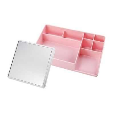 Organizador Multiuso Flamingo De Mesa Lifestyle Jacki Design Rosa-branco