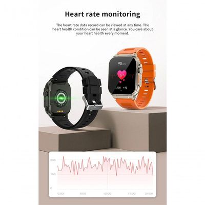 Relógio Smartwatch Masculino Foxbox 8763Ew À Prova D'Água Cinza Bateria 600Ma