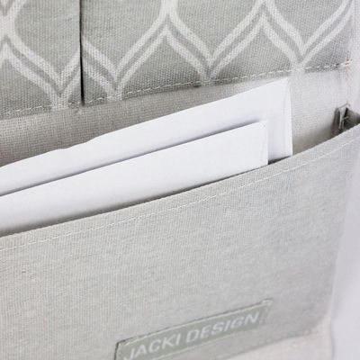 Organizador Porta Trecos P/ Pendurar C/ 6 Bolsos - Linha Loft Cinza