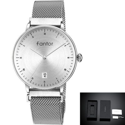 Relógio Feminino Fantor Wf1020l à Prova D'água Prata