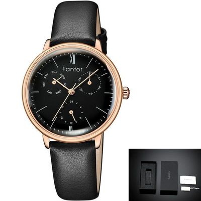 Relógio Feminino Fantor Wf1008l à Prova D'água Ouro