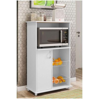 Balcão Fruteira Nt3075 Com 1 Porta Notável Branco