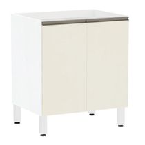 Balcão De Cozinha Sem Tampo 70cm 2 Portas Pérola Luciane Móveis