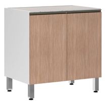 Balcão De Cozinha Sem Tampo 80cm 2 Portas Pérola Luciane Móveis