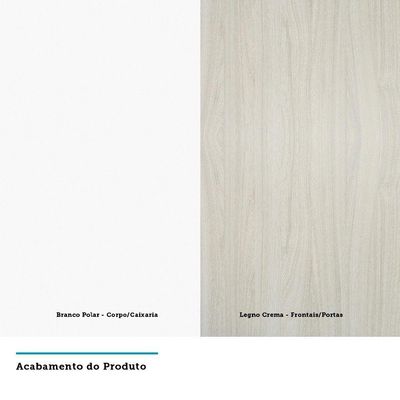 Armário Perola Basculante 80 Cm 1 Porta Luciane