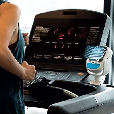 Ventilador Mesa Umidificador Recarregável Portátil