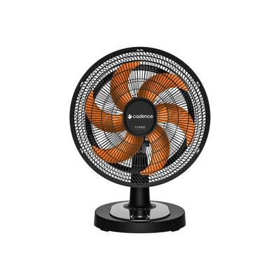 Ventilador Cadence Turbo Conforto 126W Preto E Laranja 220V