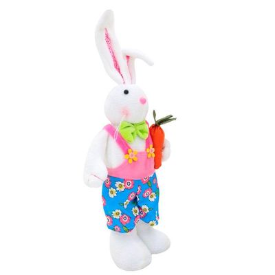 Coelho De Páscoa Decoração Enfeite Coelhinho 48cm