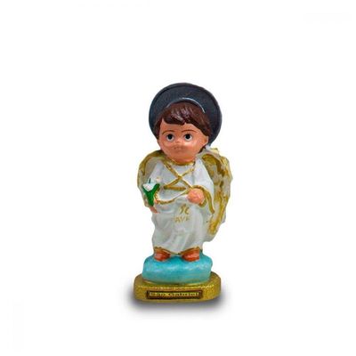 Kit Imagem Três Arcanjos Bebê Em Borracha 16cm