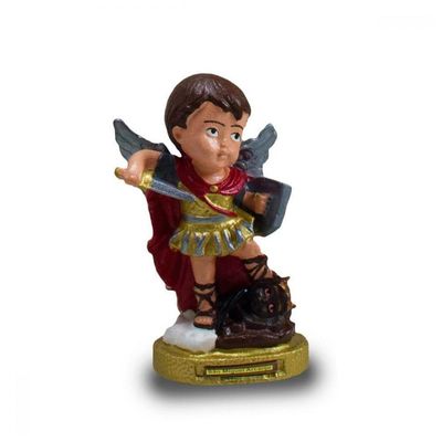 Kit Imagem Três Arcanjos Bebê Em Borracha 16cm