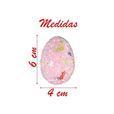 Enfeite Decorativo Páscoa 30 Ovos Pendentes Coloridos
