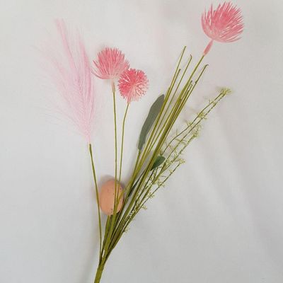 Buquê De Flor Com Ovinho De Páscoa 58cm