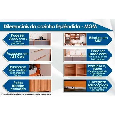 Prateleira Decorativa Sala Estar Suspensa Esplêndida 125cm Freijo Mgm