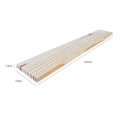 Prateleira Verticalize 2x14x120 Natural