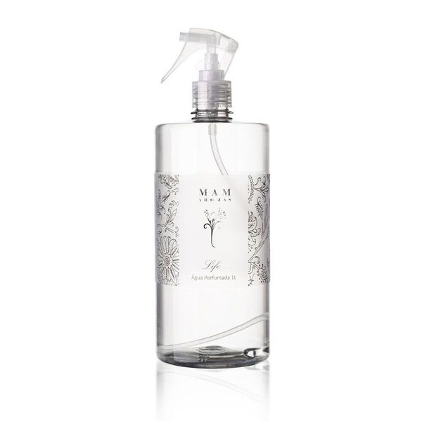 Água Perfumada Life Tecidos Roupas Casa Mam Aromas 1l
