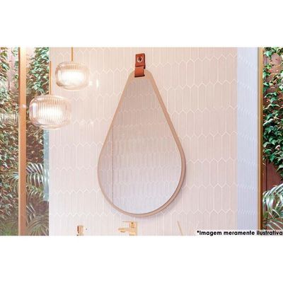 Espelho Quarto De Casal Gota 50x76cm Capuccino - Mgm