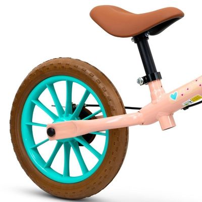 Bicicleta Equilíbrio Balance Sem Pedal Aro 12 Love Nathor