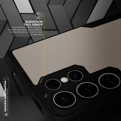 Capa para Samsung Galaxy A56 - Dual Shock Sense Preta - Gshield