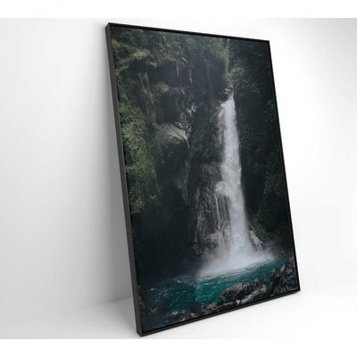 Quadro Cachoeira 40x60 Cm Adesivo Fotográfico