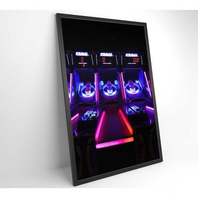 Quadro Jogo Arcade 60x40 Cm Tecido Canvas