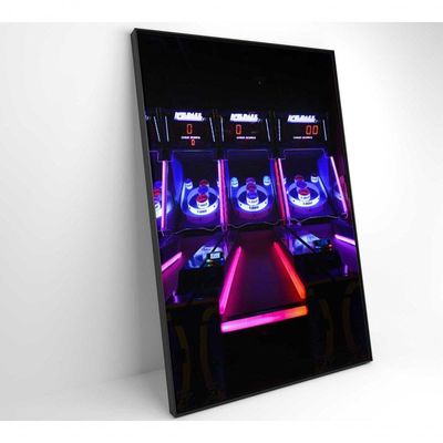 Quadro Jogo Arcade 60x40 Cm Tecido Canvas