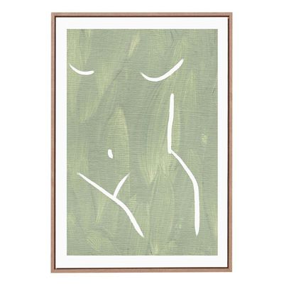 Kit 02 Quadros De Parede Decorativo Canvas Silhueta 60 Cm M02 - D'rossi