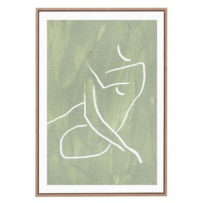 Kit 02 Quadros De Parede Decorativo Canvas Silhueta 60 Cm M02 - D'rossi