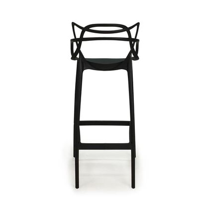 Banqueta Alta Allegra Design Cozinha-bancada - Preto