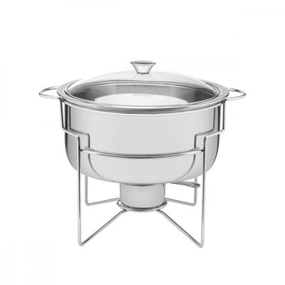 Rechaud Banho Maria Tramontina Em Aço Inox 7 L Com Fogareiro