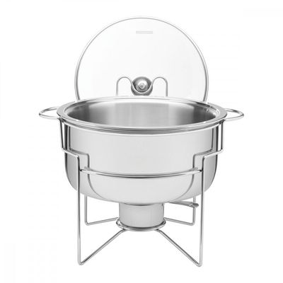 Rechaud Banho Maria Tramontina Em Aço Inox 7 L Com Fogareiro