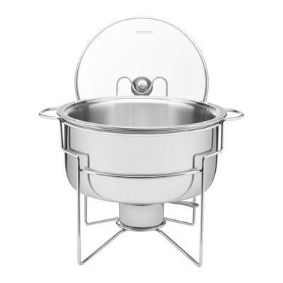 Rechaud Banho Maria Tramontina Em Aço Inox 7 L Com Fogareiro