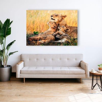Quadro Decorativo Leoa Rainha